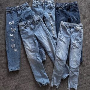 Lots of girls size 10 jeans (H&M, old navy, Urbankids).